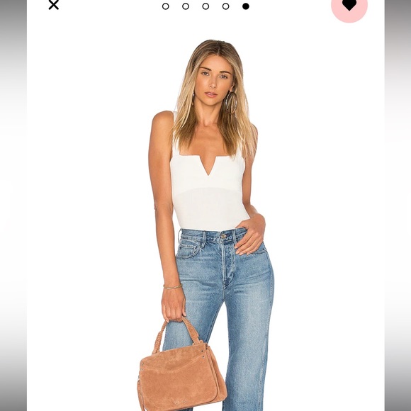 Poops V wire bodysuit in ivory - Picture 8 of 9